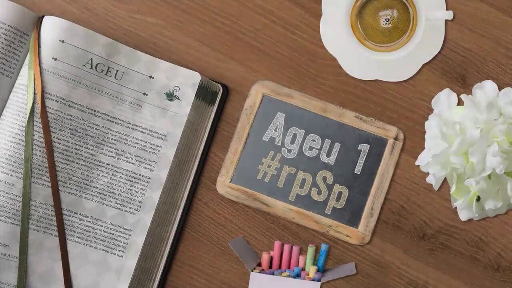 Lições de Ageu 1:2-5.                           I. Aprenda a discernir os sinais dos tempos. II. Não seja facilmente intimidado pela oposição (Ezra 4). III. Faça o melhor q pode p Deus, não o melhor que pode para si mesmo. #rpsp