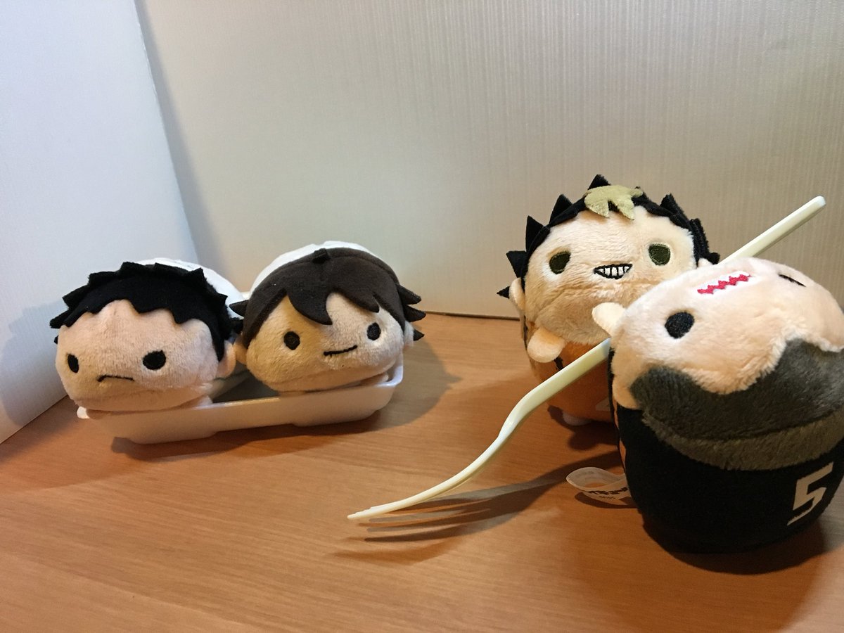 みゆ お腹がすいた二人組に遭遇 ハイキュー のるキャラ のるキャラマスコット