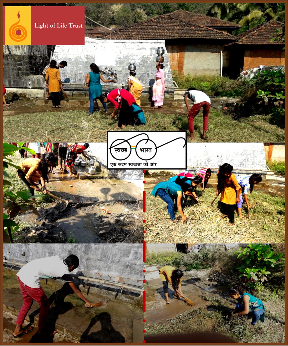 LightofLifeTrst's tweet photo. #LightofLifeTrust has constituted a special group of #AnandoPlus programme students known as 'Task Force'.
One of our #TaskForce group comprising of 10 members executed a #SwachhBharatAbhiyan in Borghar village of Kharavali region in Mangaon
#NGO @swachhbharat @SwachhMaha https://t.co/wvJwh818NW