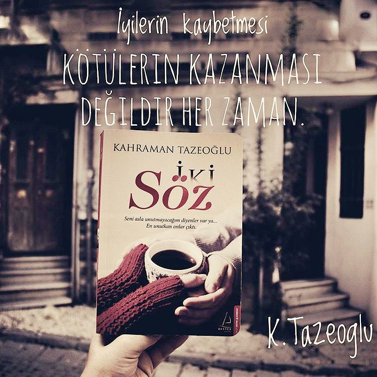 İyilerin kaybetmesi
Kötülerin kazanması
Değildir her zaman.
<a href="/ktazeoglu/">Kahraman Tazeoğlu</a> #ikisöz📚💛