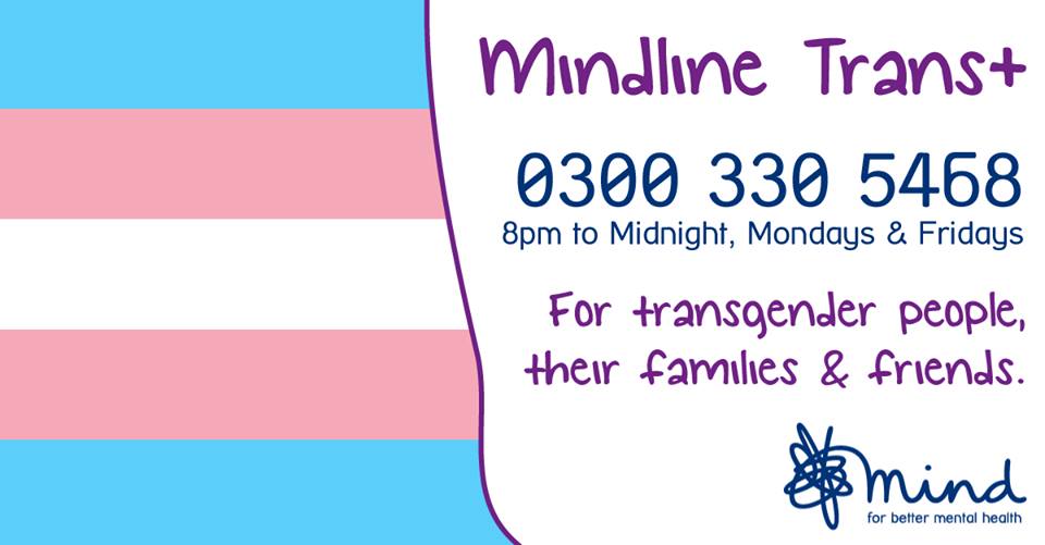 Our national #Transgender & #nonbinary helpline, Mindline Trans+ is open now until Midnight. Call them on 📞0300 330 5468. Please RT: @transwarrington 
@SouthAsianLGBT 
@TransDevon
@TransLeeds 
@Ruby__doll 
@TGLounge 
@MyUmbrellaUK 
@TransPALS_uk 
@TmsaUk