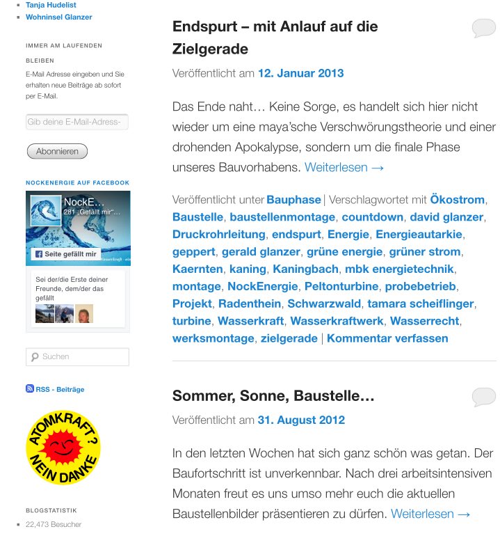 Tamara Scheiflinger (@TamiSch) on Twitter photo 2018-01-06 09:16:06 Time flies.... #Wasserkraftwerk #6jahre #mirkommtswiegesternvor #Projekt #Wasserkraft #Kärnten #Blog #NockEnergie #22kUser meinwasserkraftwerk.com Time flies.... #Wasserkraftwerk #6jahre #mirkommtswiegesternvor #Projekt #Wasserkraft #Kärnten #Blog #NockEnergie #22kUser meinwasserkraftwerk.com