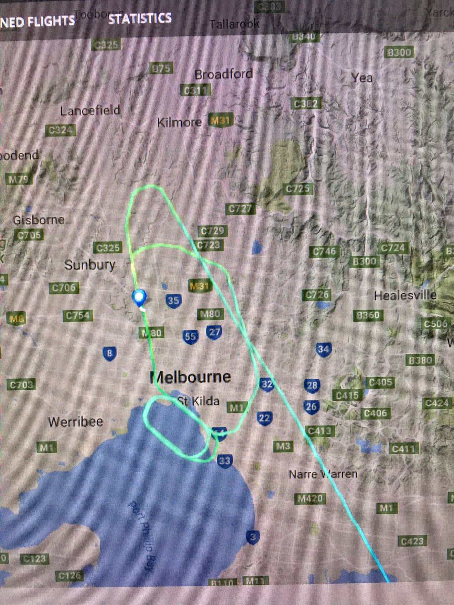 zek66's tweet photo. @Highflyermel @Melair JQ710 from Hba was a go-around the change hit on approach. We were shaken the flight crew were excellent, got us down https://t.co/TnIShzMFqJ