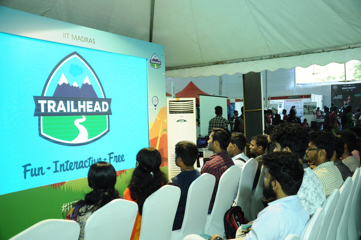 mittuvikas's tweet image. Day2 @ShaastraIITM @SalesforceDevs @trailhead workshop building their first app #iitmsfdc