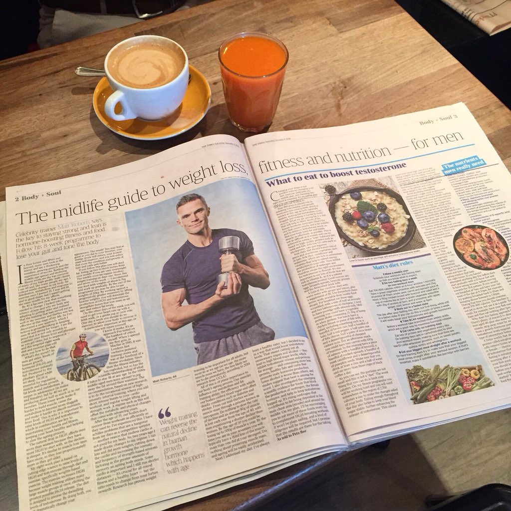 EvolutionClubs's tweet photo. Did you spot @mattrobertsPT in The Times today?
Lookout fo the midlife guide to weight loss, fitness &amp; nutrition! https://t.co/SwC45UYVFU