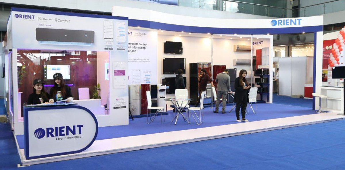 OrientPakistan's tweet photo. We're ready to revolutionize Pakistan with our latest lineup of smart appliances. Come & visit us at Booth # 35 at Lahore Expo Center, Johar Town. #DawnExpo #LahoreExpo #DawnLifeStyle #Orient #LiveInInnovation #Mevris #SmartAppliances https://t.co/FnNDGzpNkX