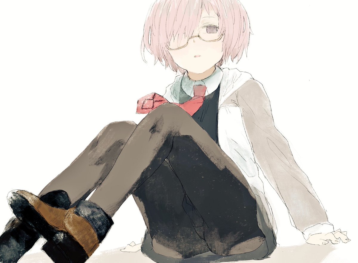 マシュ・キリエライト(Fate) 「今更ながらはじめましたね… 」|みゅさのイラスト