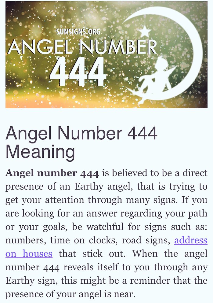 444 angel number joanne