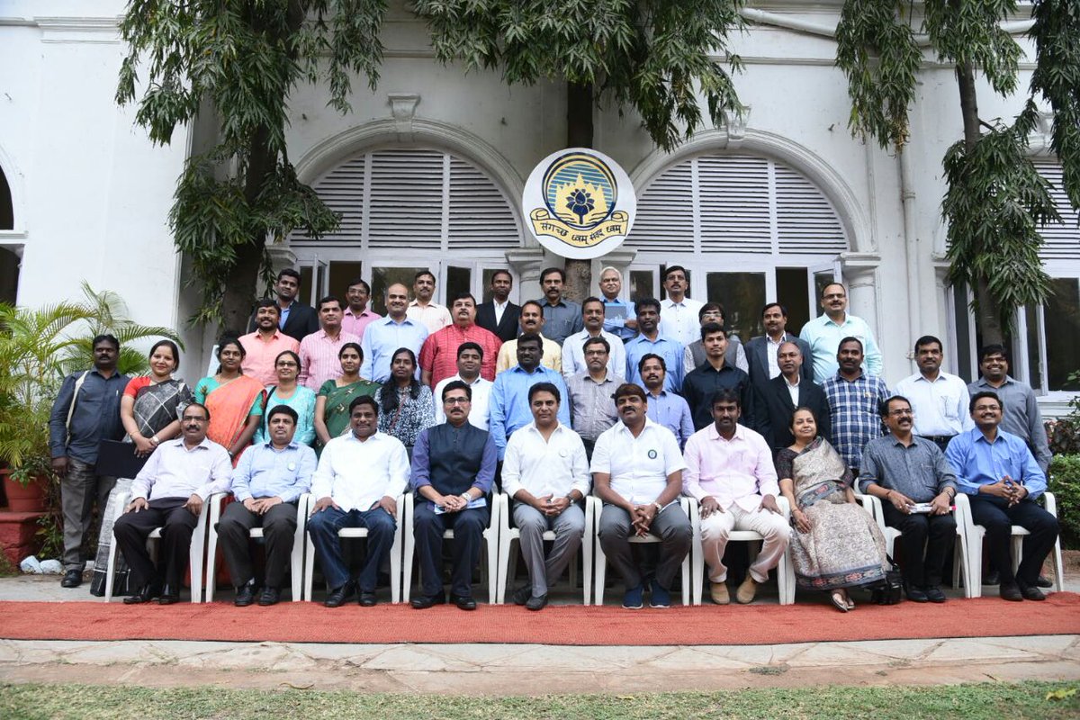 MinisterKTR's tweet photo. Few more glimpses from distribution of 'Third Party Assessors Licenses' related to Energy Conservation Building Code #ECBC event held at @ASCIMEDIA https://t.co/6BgqW7Ni4t