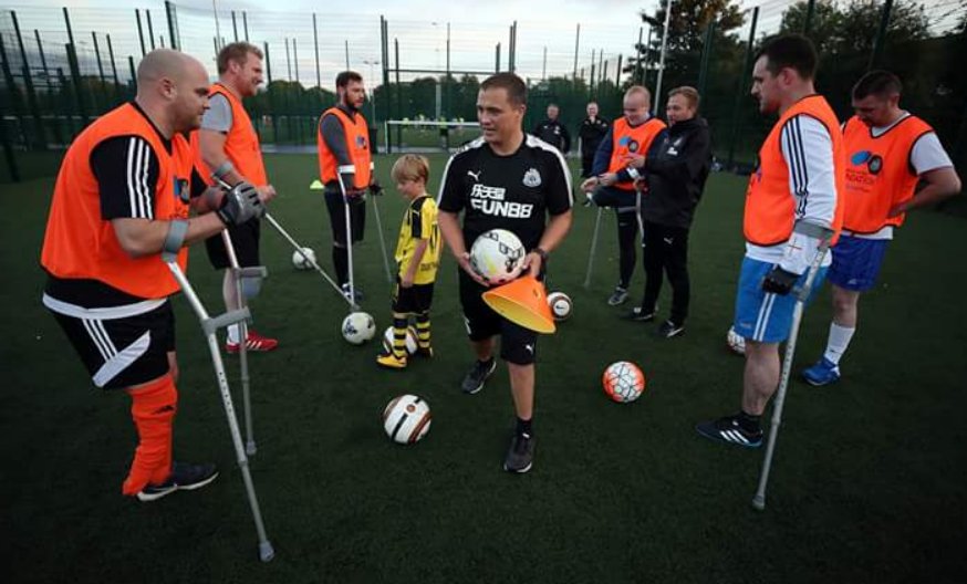 AgingBull73's tweet photo. #Amputeefootball back Monday 8th Jan at #WalkerDome 7pm to trim off all of the Christmas over indulgence before our first competitive fixtures in February #Newcastle #HowayTheLads @NU_Foundation https://t.co/YkwKEtduBd