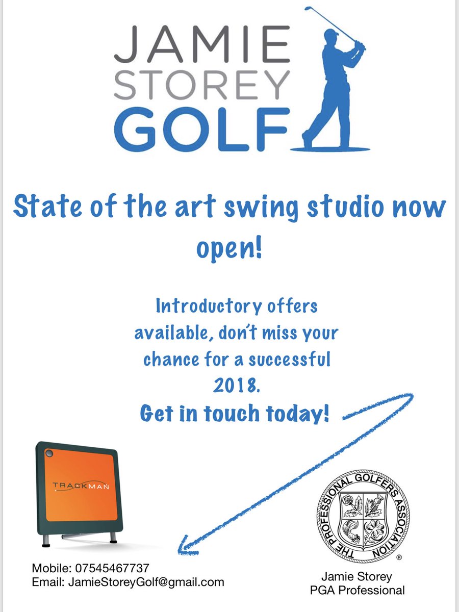jaystores's tweet photo. My new Swing Studio is now open @Moorend_Golf. I can’t wait to get started 😬😁. Please share this post and follow @Moorend_Golf for a chance to win a FREE @TrackManGolf golf lesson. #golf #stockport #bramhall #trackman https://t.co/JcPWH9bPBs