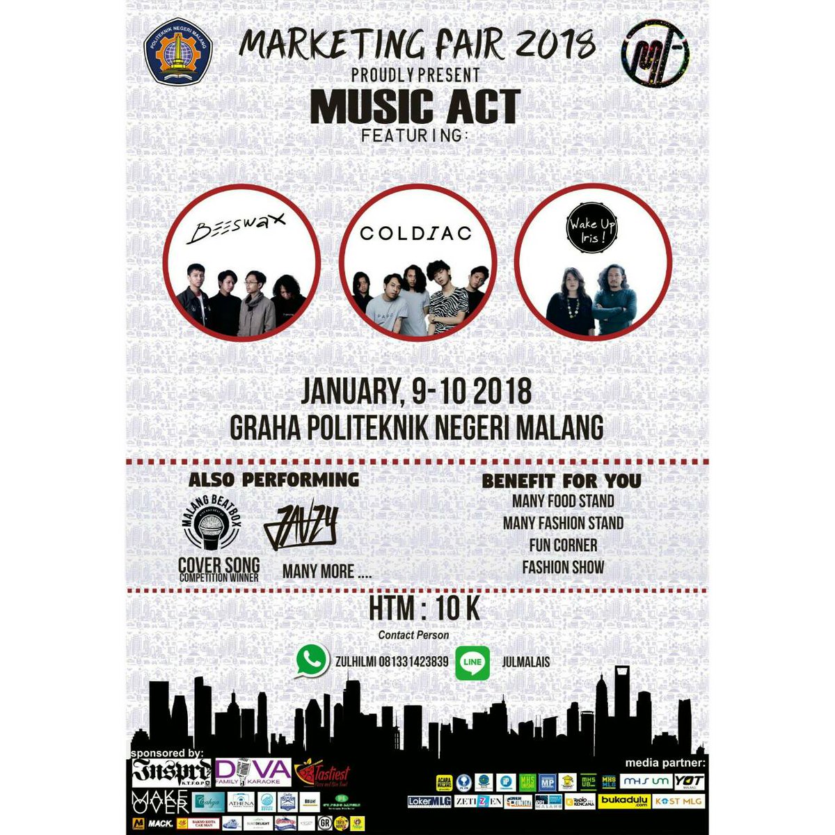 We're here with the fresh inovation on new year atmosphere.
Be Creative Marketer With Good Enterpreneurship Skill.
Marketing Management Proudly Present, MARKETING FAIR 2018.
📆 COMING SOON on 9 &amp; 10 January, 2018
🏫 At Graha Polinema