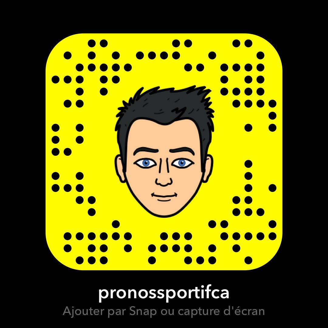 PronosCa's tweet image. Pour recevoir tous mes pronostics c’est simple rejoins moi sur Snapchat ! 🤗🤗