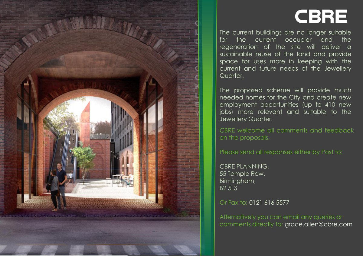 My Jewellery Quarter (@myjq) on Twitter photo 33 Pitsford Street (Mr Tyre) – Public Consultation by Blackswan Developments TODAY 6 Jan; Mon 8 Jan; Tues 9 Jan: @BlackswanPropRT is hosting 3 public open days in <a href="/JQBID/">The Jewellery Quarter BID</a> office in <a href="/TheBigPeg/">The Big Peg</a> ow.ly/YwIN30hCgIn via@JQDTbirmingham #JQRegen <a href="/GlancyNicholls/">Glancy Nicholls Architects</a> 33 Pitsford Street (Mr Tyre) – Public Consultation by Blackswan Developments TODAY 6 Jan; Mon 8 Jan; Tues 9 Jan: @BlackswanPropRT is hosting 3 public open days in <a href="/JQBID/">The Jewellery Quarter BID</a> office in <a href="/TheBigPeg/">The Big Peg</a> ow.ly/YwIN30hCgIn via@JQDTbirmingham #JQRegen <a href="/GlancyNicholls/">Glancy Nicholls Architects</a>