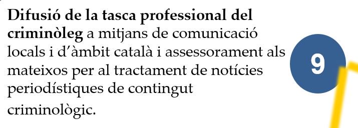 ConstruimColegi's tweet photo. [MESURES] Avui presentem la mesura 9 del nostre decàleg de mesures prioritàries per a implementar després de l'Assemblea Constituent del Col·legi. Aquesta mesura està destinada a incrementar i millorar la presència de la criminologia als mitjans de comunicació! #ConstruïmCollegi https://t.co/kvlurpHSnz