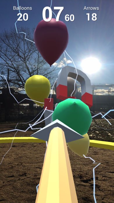 TrafalgarSoft's tweet photo. Out Here Archery is a playful and immersive first person shooter. Fill your world with colorful and quirky balloons, pick up your bow, and become the sharp shooting archer you've always dreamed of! Download here: https://t.co/2kG5oDKfvu. https://t.co/7xBWVlO0HJ