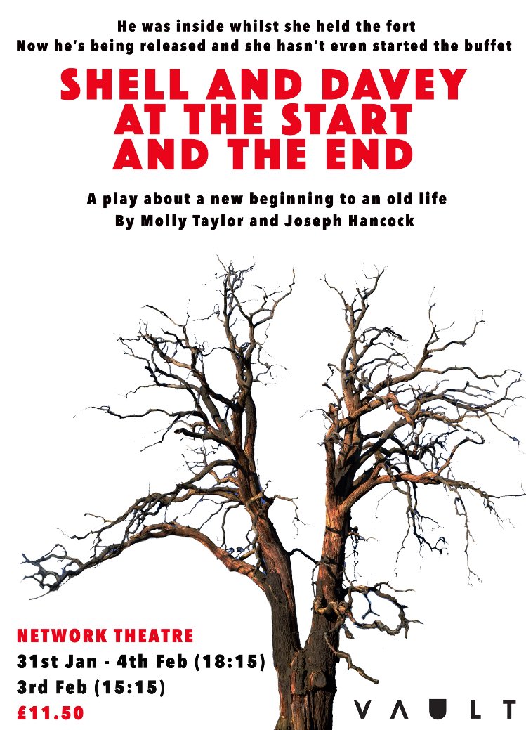 ShellAndDavey's tweet image. Absolutely psyched to be bringing #ShellAndDavey to @VAULTFestival between 31st Jan-4th Feb and EVEN MORE psyched to say that we are funded though @ace_national .