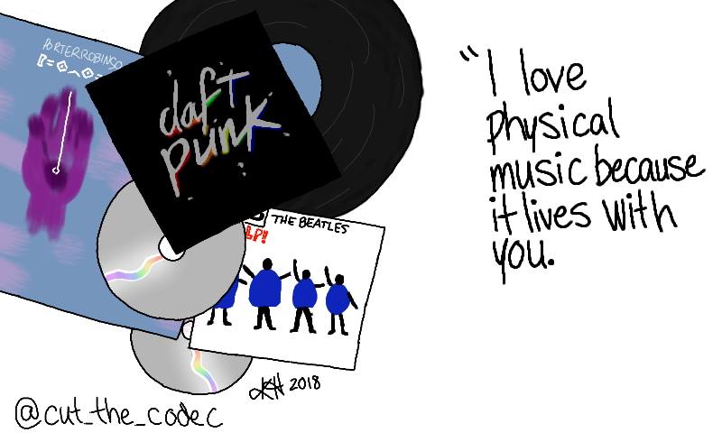 cut_the_codec's tweet photo. Always wise words from @madeon. Physical music always has a certain magic to it that can't be found when listening on an iPod. It makes you have a greater appreciation for the music. https://t.co/8IloZudfvQ