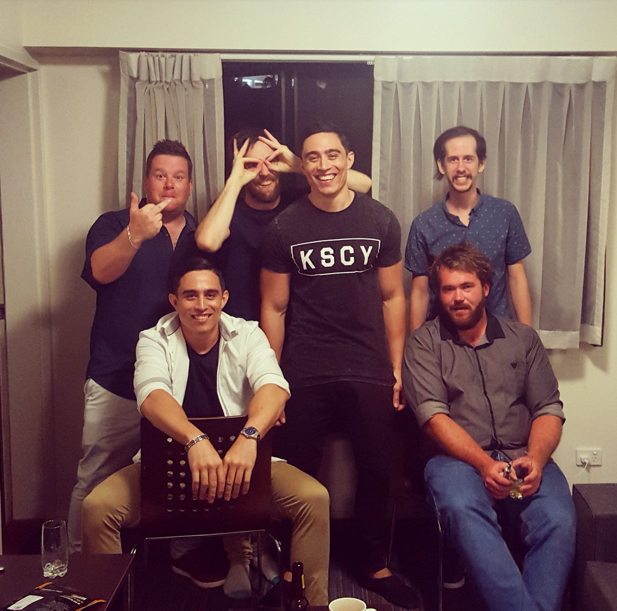 teamfoloau's tweet photo. The reunion of #Folo. We are all out here in celebrating our boy Spagz having a baby girl in a few months! #Div2Kings #TeamFolo #Folo4eva #H1Z1 https://t.co/a1VYYT7dmV