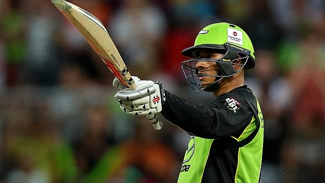 Sydney Thunder down Adelaide Strikers in Big Bash semi-final #UsmanKhawaja dlvr.it/Q977Yj