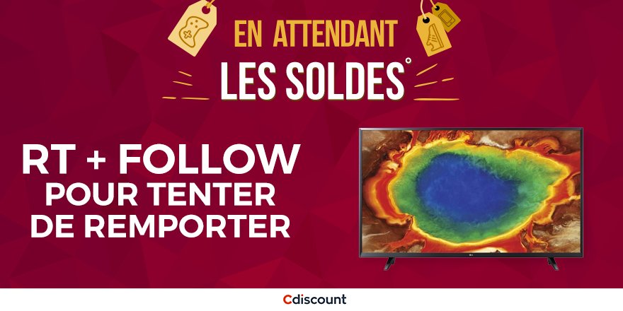 Cdiscount's tweet image. #Concours 

🎁  Demain, le prix de cette TV LG LED 138cm baissera pour les membres Cdiscount à Volonté &amp;gt; bit.ly/2Eb1K22 

⚠️ Pour tenter de le remporter : 
🔸 RT + Follow @Cdiscount 

✅ TAS 11/01