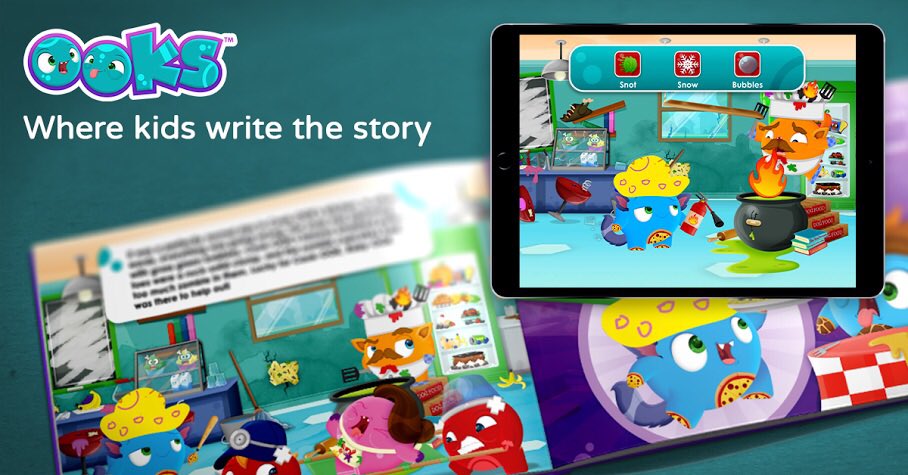 OOKSHQ's tweet photo. OOKS is a Safe Space for kids. Sit back and watch them create their Story Stuff knowing they are having fun in a secure APP! #ooks #safeapp #childrensbooks https://t.co/PCuwFXd8mT