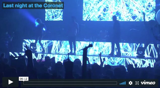 ElephantMelo's tweet photo. Film of the last night at the @TheCoronet with powerful and emotional #DrumAndBass. Fitting send off for the 146 year old London venue: https://t.co/PBzN1oE1aK https://t.co/ayDs69sdtI