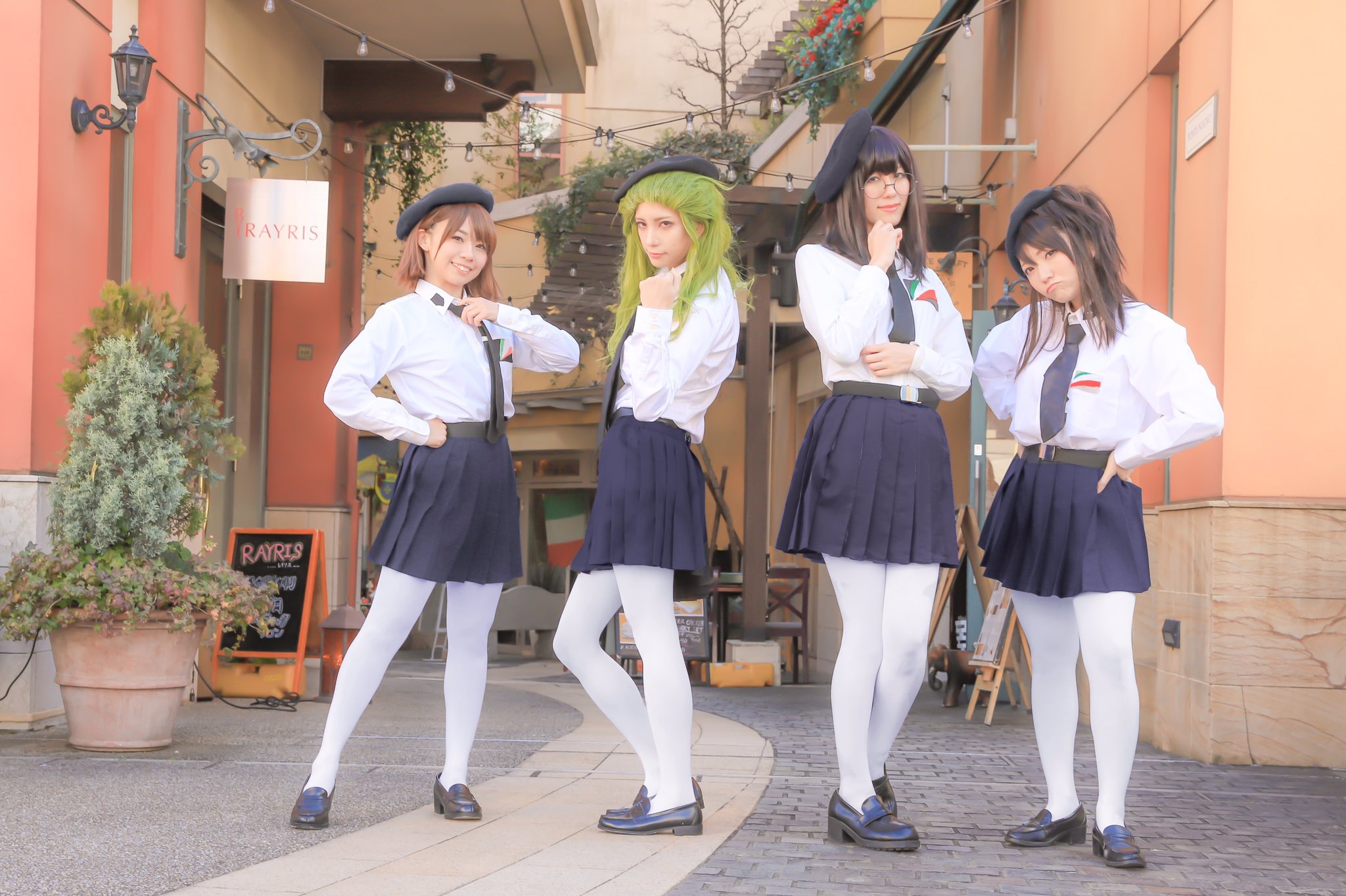 Oikawa Satoshi 本日コスプレ ガールズ パンツァー アンツィオ高校 アマレット Mo Na Ka1025 パネトーネ Maria E Cos ジェラート Yukiko 3939 メガネ子 仮 Lunaticqn Photo By 01ch Satoshi コスプレ ガルパン T Co Bjpruascrk