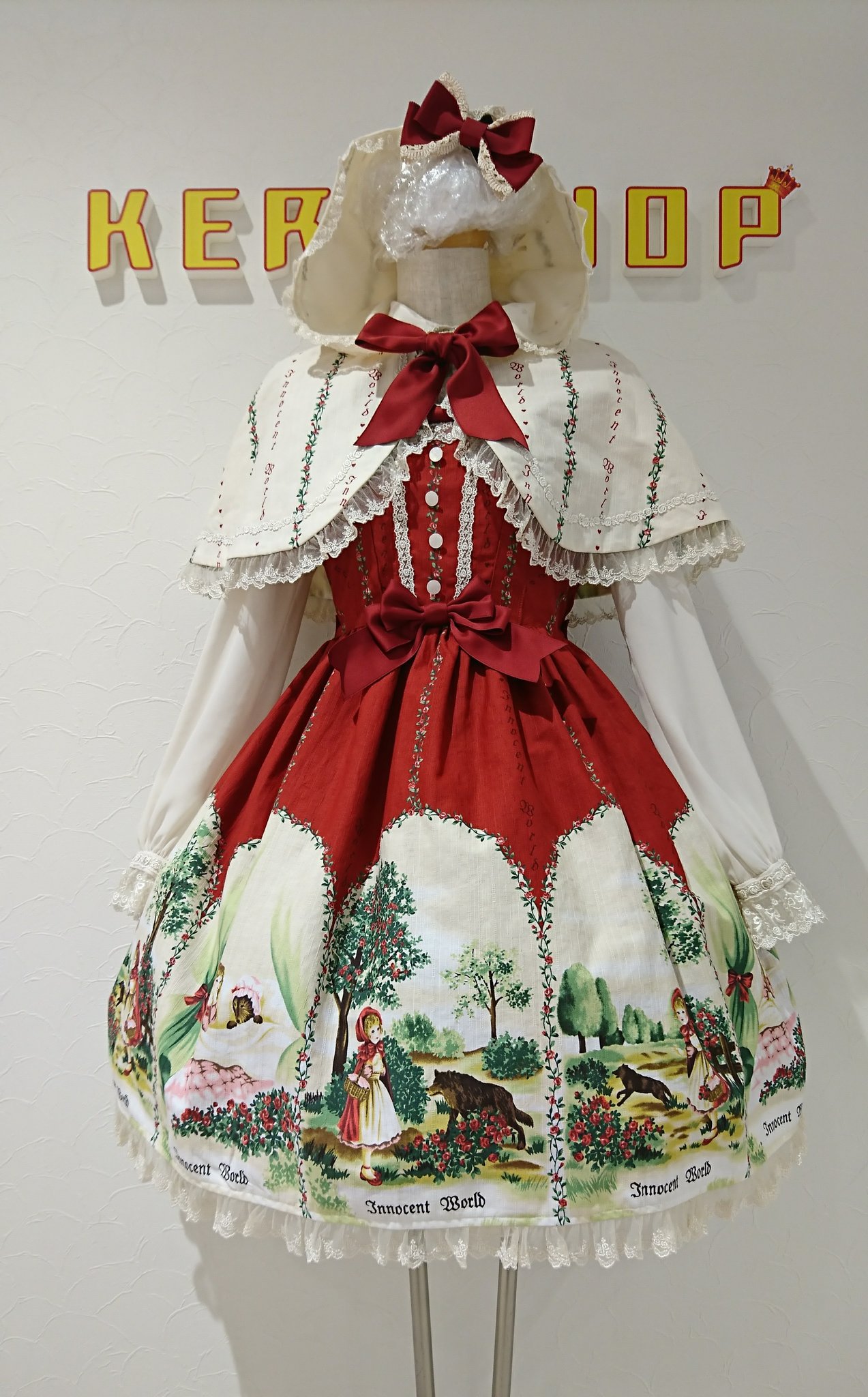 Innocent Red Riding Hood Ribbon JSK by Innocent World