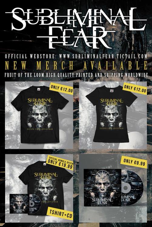 SubliminalFear's tweet image. **WEBSTORE SALE**
Hey Folks! Don’t miss the final sales on all our merch. 🖤👽
20% PRICE DROP - ends Jan 10th.
subliminalfear.tictail.com
Use code "SF-END2017" at checkout 📢