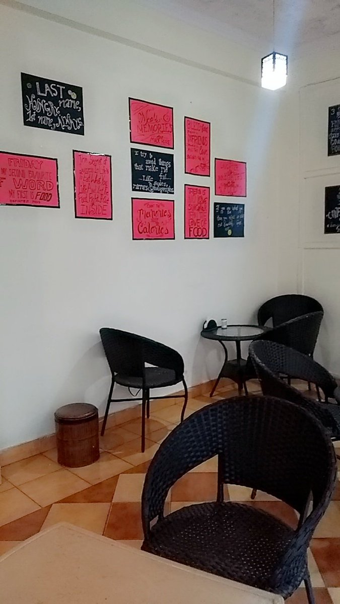 VasudhaNirala's tweet photo. #Happiness is When a wall of your #cafe shows your #creativity and #art at #FullChow #Solan #HimachalPradesh https://t.co/kw00L047W6