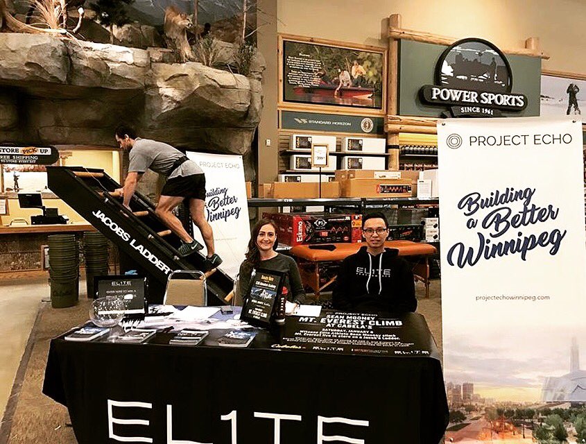 We're here at <a href="/cabelascanada/">Cabela's Canada</a> with <a href="/SeanPaulMooney/">Sean Mooney</a> in support of the ECHO Adventure Academy bringing outdoor learning to youth in need!!