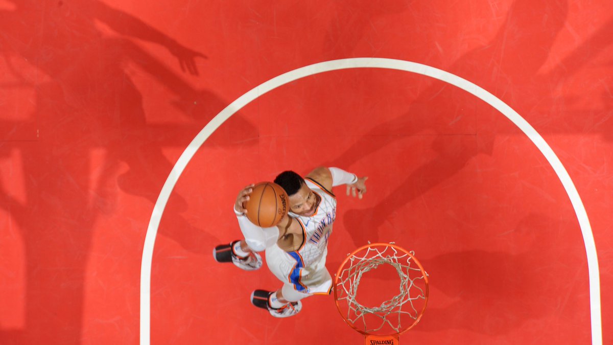 okcthunder's tweet photo. No special message. Just a cool pic of @russwest44. 

🤔 Ok, maybe one message. 

👇 RT to #NBAVote for him to start in the All-Star Game. https://t.co/yYxPqHxiCP