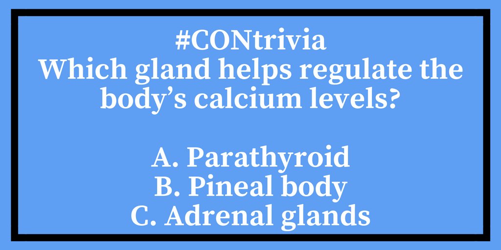 Consultant360's tweet photo. #CONtrivia #medicaltrivia #medicaleducation #glands #endocrinology #CONendocrinology #calcium #CONnutrition #nutrition #Parathyroid #PinealBody #AdrenalGlands Answer: https://t.co/I4hR7lCguG https://t.co/a66QWbsOSq
