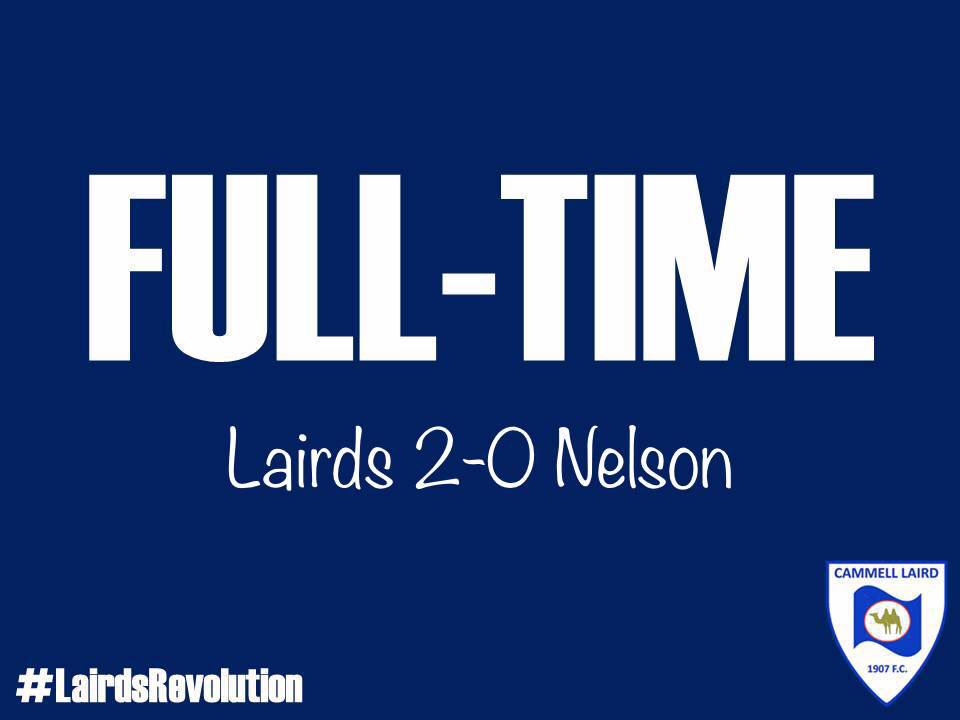 cammelllairdfc's tweet photo. FT: Lairds 2-0 Nelson https://t.co/Fi19lTj1YQ