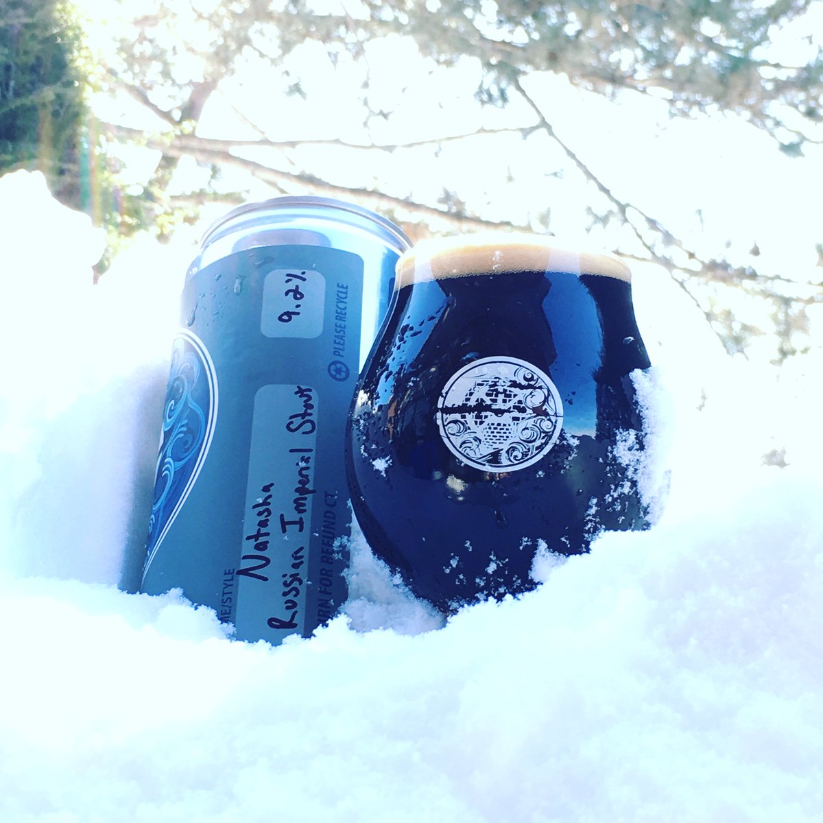 Goodness, it's been cold. We need something to help warm us up. A 9.2% Russian Imperial Stout should do the trick, yeah?

Introducing Natasha! We taste subtle notes of cocoa with a soft, roasty bite. Same limits as always. Enjoy! 🍺