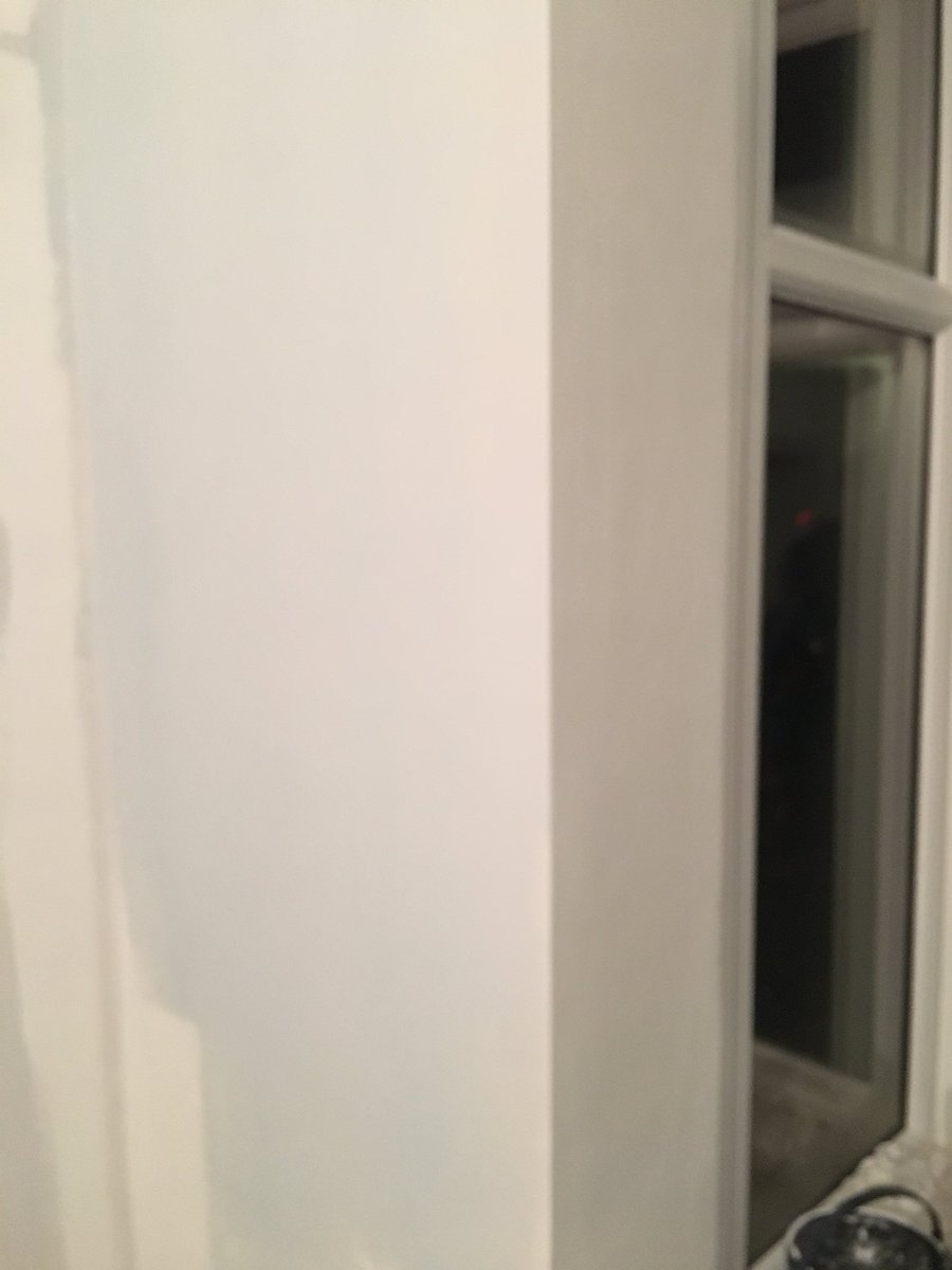 s_pickavance's tweet photo. @duluxuk when you buy rock salt grey paint and end up with baby blue ? Should this happen ? https://t.co/zE9ufONAvE