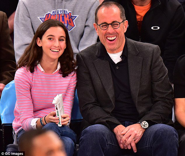 16. Of course Jerry Seinfeld's daughter is eating junior mints. 