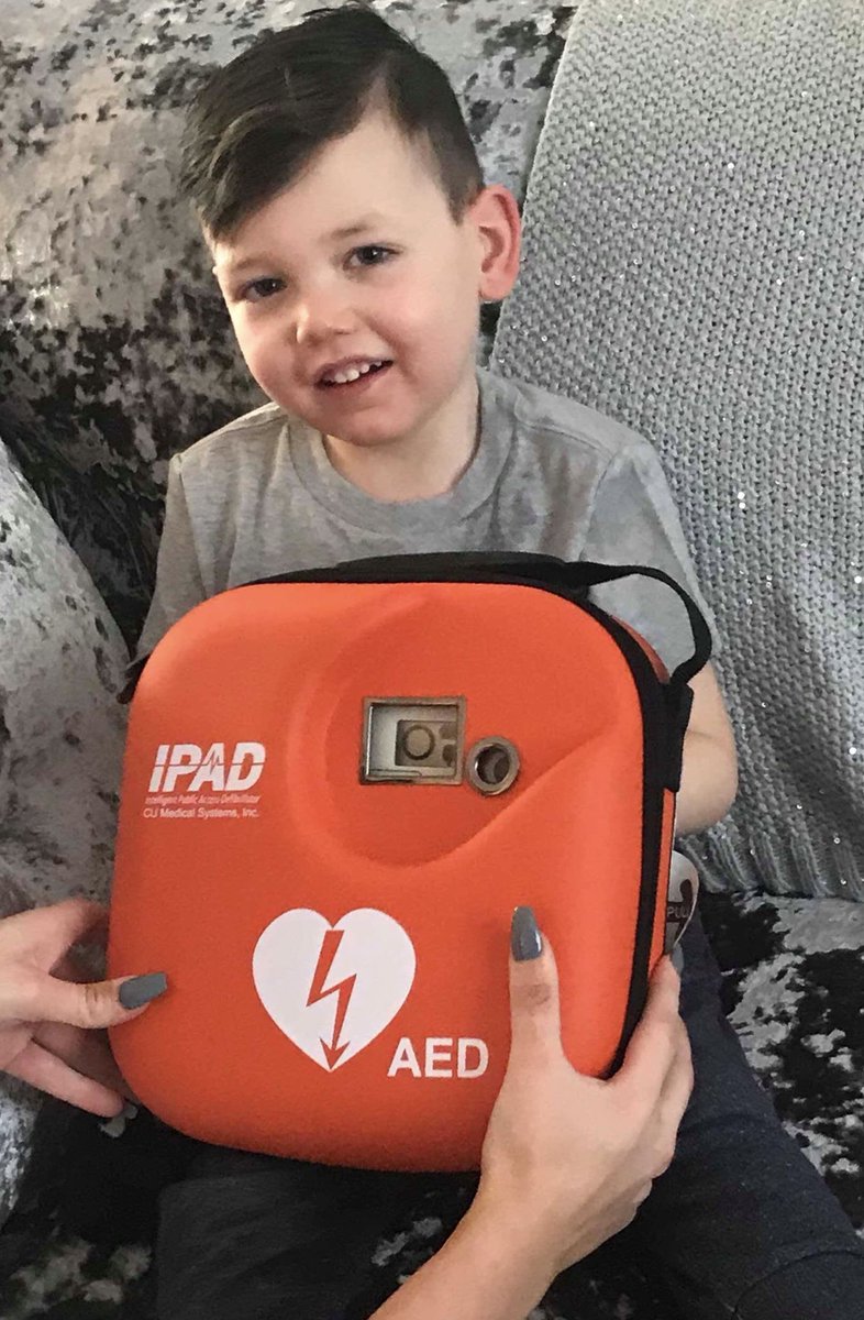 NEdefibs's tweet photo. We delivered a defib to John Joseph today. He has Dravet Syndrome and his Mam was fundraising for a personal one to safeguard him and buy some peace of mind. We love to help these families ❤️⚽️ https://t.co/7KVEnqh86V