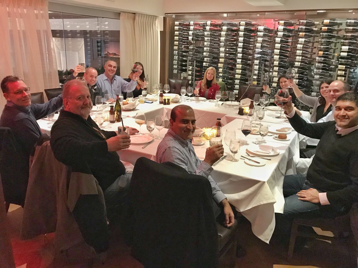 ISM4IT's tweet photo. Kicking off 2018 the right way! @ISM4IT SKO dinner in #NYC with Martin Burke, Anwar Aziz, Ketan Shah, Ben High, Bill Cypert, Steve George, @AlyssaABecker Brian Boeth, Steva Shea, Alexis, Mike Mangan, Roxanne Harmer. #Team #Strategy #ServiceNow https://t.co/DLmhtEr4PN
