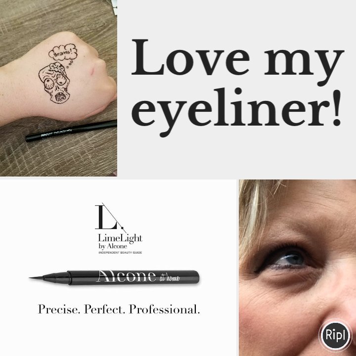 ValsHealthyE's tweet photo. I never used to like liquid eyeliner until I tried Limelight’s!  No dripping, fine precision tip.  Perfect every time! #love #eyeliner via https://t.co/XT3eeo9smk https://t.co/x0CMmAauuK