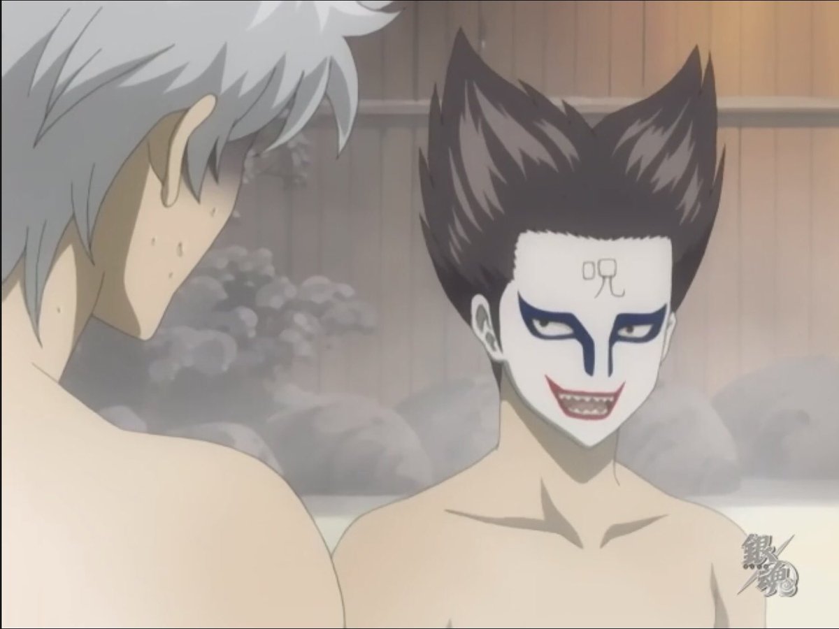 ট ইট র 名月楓 スタンド温泉篇 閣下化した新八 神楽 お妙さん 宇野 Uno やってるお妙さん 誰ですかぃ このくだり何回見ても笑い過ぎてお腹痛くなるwww Gintama 銀魂