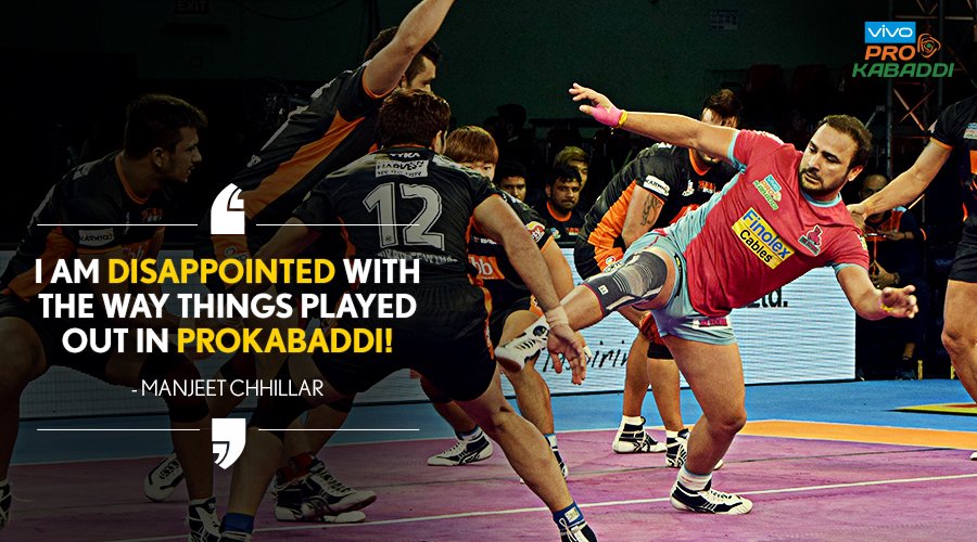 ProKabaddi's tweet image. A wounded tiger is doubly dangerous, but such was not the case for Manjeet Chhillar in #VivoProKabaddi Season 5! Can the One-Man Army bounce back stronger in 2018?