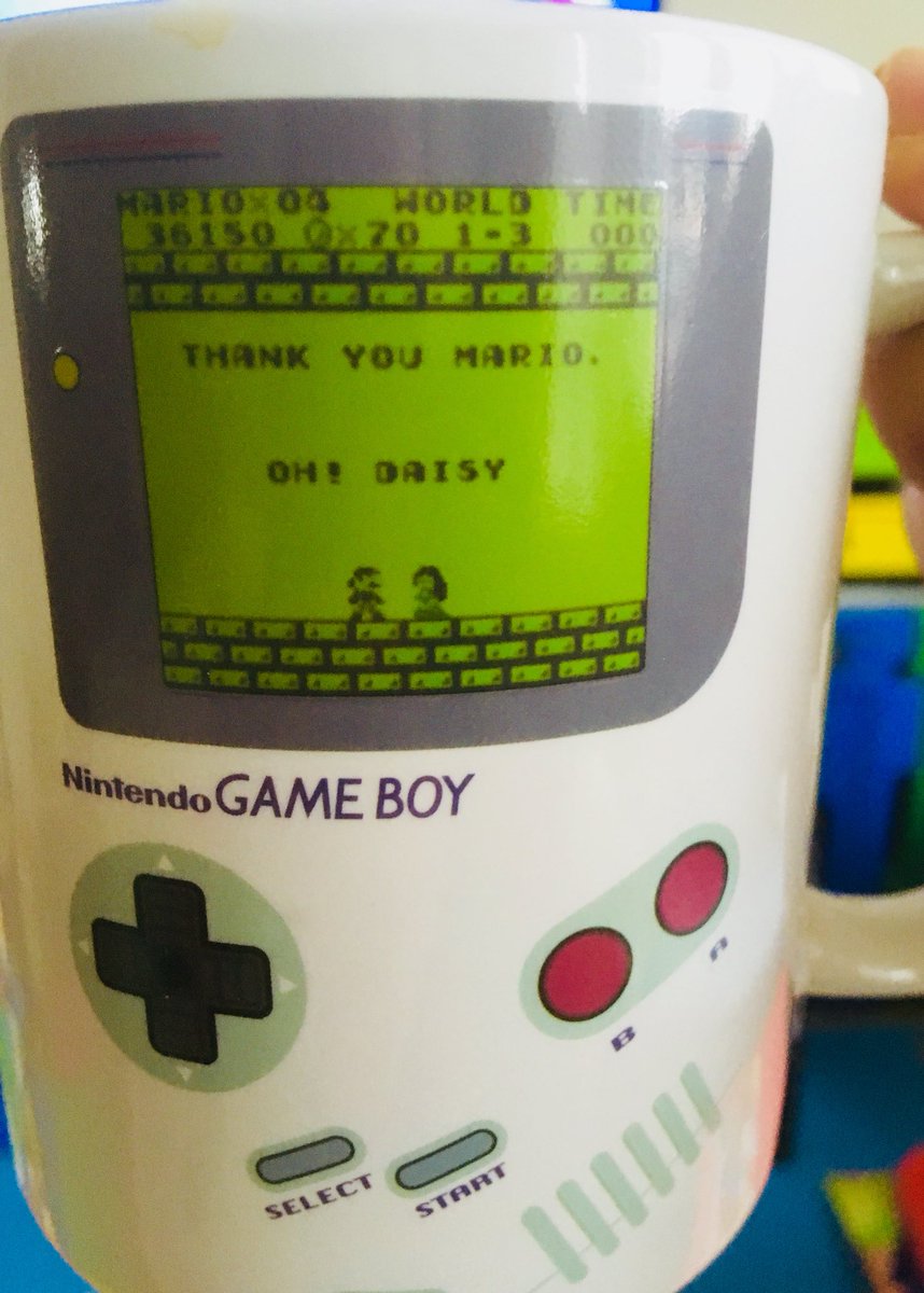 My2bitblog's tweet photo. Thanks for my new Mug @3naaa ! You know me well #GameBoy #GameMan https://t.co/3HEs5TuQyG