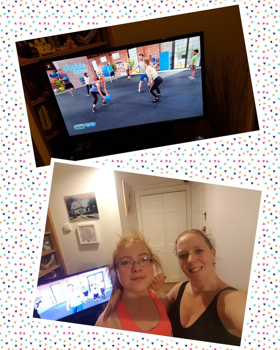 NikkiEdwards80's tweet photo. Ok now that was different, A little Obsessed complete and the started Double Time with this one ⬇️⬇️ 😣 xx 

#fitness #doubletime #familyfitness #fun #bringiton #goals2018 #beachbody https://t.co/1uZkTx8cDt
