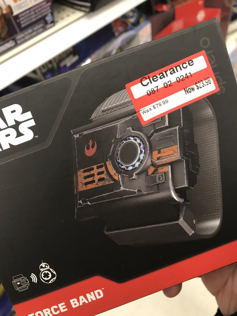 CollectCantina's tweet photo. Found the #Sphero #ForceBand at Target last night for only $24 #StarWars #Droid #RC https://t.co/7kwpHmbYSx