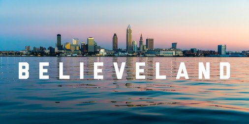 TheCLE's tweet photo. We’re a town with an unlimited supply of optimism. And for that, you’re welcome. #ThisisCLE https://t.co/MrFumhVQRc