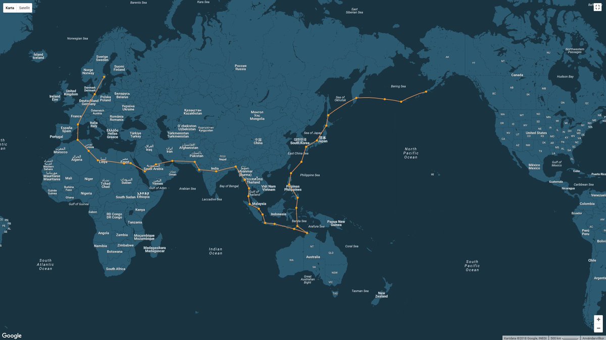 CaptainPre's tweet image. 38 legs on my A2A RTW done :D Still some 20 legs to go. Next up is Alaska #flightsims #AvGeek #P3D #A2A