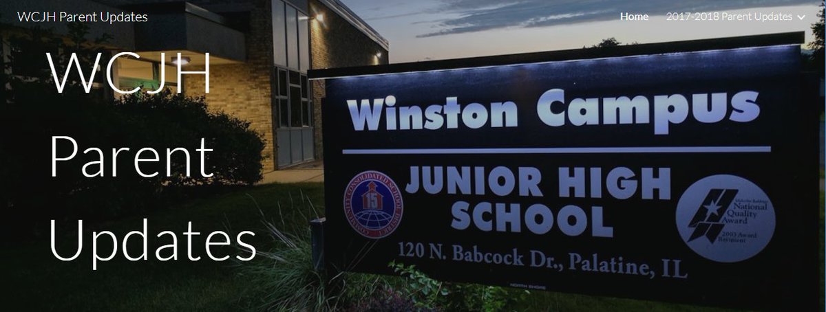 winston campus jh on twitter this week s parent update published