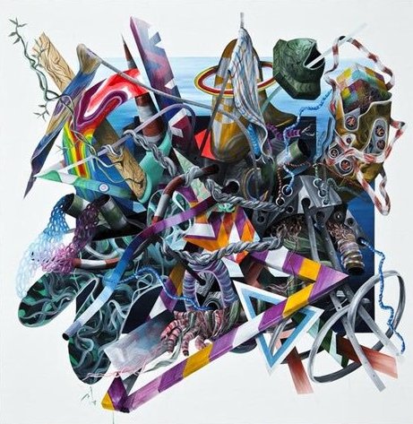 passionpaluk's tweet photo. #Artist of the Day; Athier Mousawi, b.1975 | British/Iranian artist creates large scale paintings with vibrant colours &amp; geometric shapes to sympbolise Islamic #culture. #art #gallery #onetowatch #artmarket #review #exhibition #artreview https://t.co/wIFE50xkhz